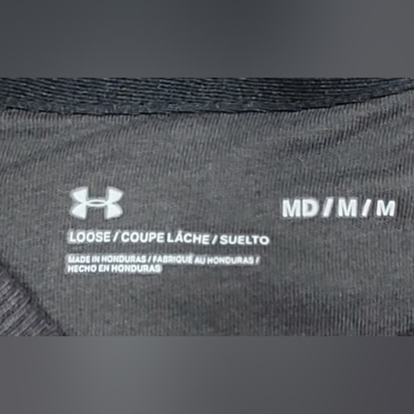 Under Armour Project Rock Iron Paradise Cutoff Sweatshirt 1367037-010 - Picture 4 of 6